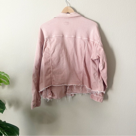 Ralph Lauren Light Pink Denim Cropped Jacket 2X - Picture 3 of 6
